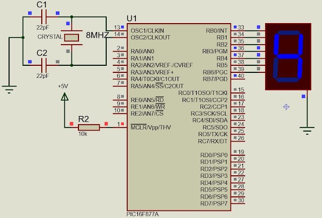 How to Interfacing seven segment display with pic microcontroller and ...