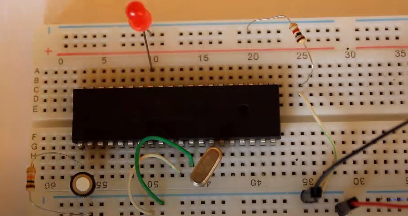 LED Blinking Using PIC16F877A And MikroC - Microcontroller Programming